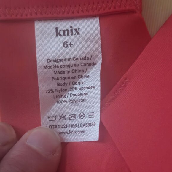 KNIX Wing Woman Contour Bra NWT Poppy Red Size 6+ - Picture 2 of 5
